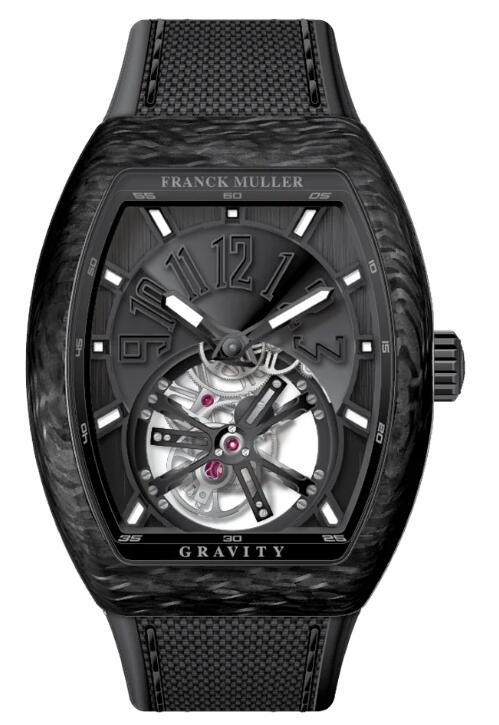 Buy Franck Muller Vanguard Gravity Tourbillon Carbon Replica Watch for sale Cheap Price V 41 T GRAVITY CS CARBON (NR) (NR NR NR) - Click Image to Close